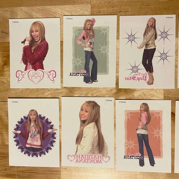 15 Disney Hannah Montana / Miley Cyrus Temporary Tattoos By SandyLion Stickers - Picture 2 of 7